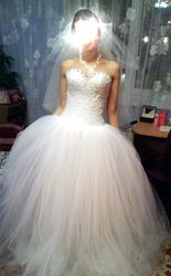 Свадебное платье НОВОЕ! Пышное,  р-р 44-46
