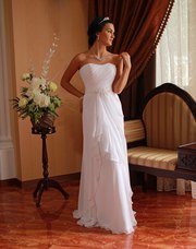 греческое свадебное платье,  новое 44 размер